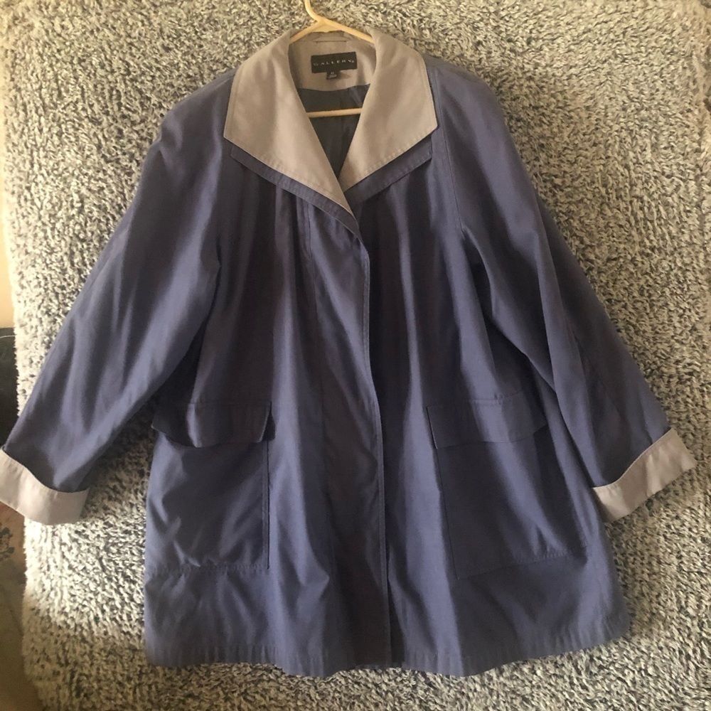 VTG. 90s Women’s Mid Light spring Cost Gallery Light Bleu  SizeXL